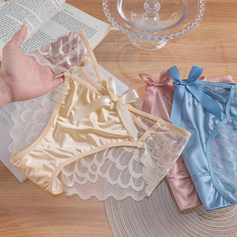 1 шт., трусы с низкой талией, трусы, хлопковое нижнее белье, кружевное женское атласное белье больших размеров с вырезами