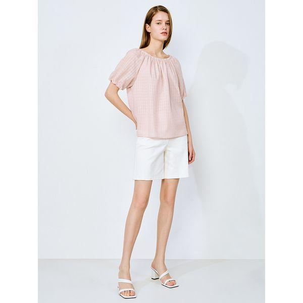  Она S Miss Check Двусторонняя блузка с полосками Swwblo21010