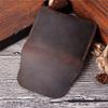 Ручная работа ретро держатель для банковских карт ультратонкий компактный кредитные карты Crazy Horse кожаный чехол-мешок