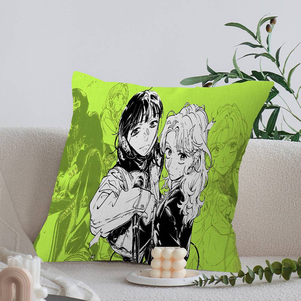Anime The Guy She Was Interested Wasnt A Guy All Cushion Cover Car Throw Pillow Case For Sofa Car Christmas Gift 40X40Cm 45X45Cm