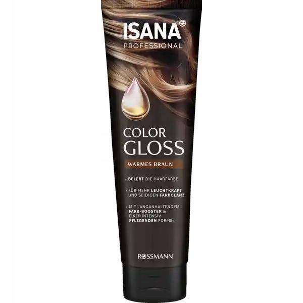 Isana Professional Color Gloss Hair Toner, Warm Brown 150