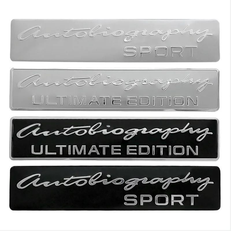 AutoliographySPORT logo for Evoque Range Rover Discovery tail logo Upgraded aluminum sticker