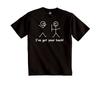 Stick Person I've Got Your Back T-Shirt Ideal Womens or Mens Unisex Classic Top