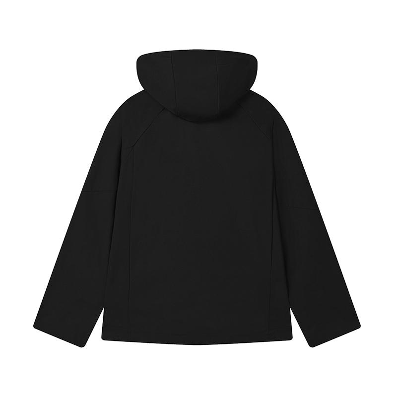 Fila Белая Повседневная Классическая Универсальная Уличная Ветрозащитная Теплая Свободная Толстовка с Длинным Рукавом Тканая Куртка Мужские куртки F11M533705FBK