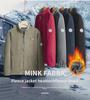 Men's Polar Fleece Stand-Up Collar Jacket: Autumn/Winter, Large Size, Sports & Outdoor, Warm Plus Velvet.