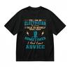 Men's T-shirt With Electrician Humor Graphic Unisex Black 100% Cotton Top Summer