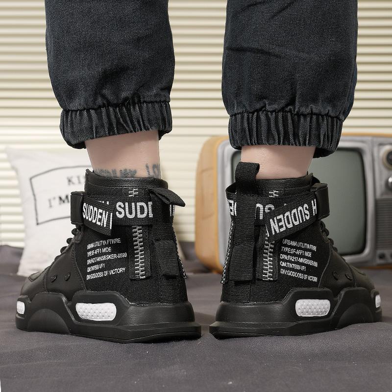 Men's Outdoor Casual Boots High-top Sneakers Fashion Sports Basketball Shoes