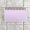 Portable Notebook Horizontal Line Coil Note Book Simple Pocket Index Card  Students