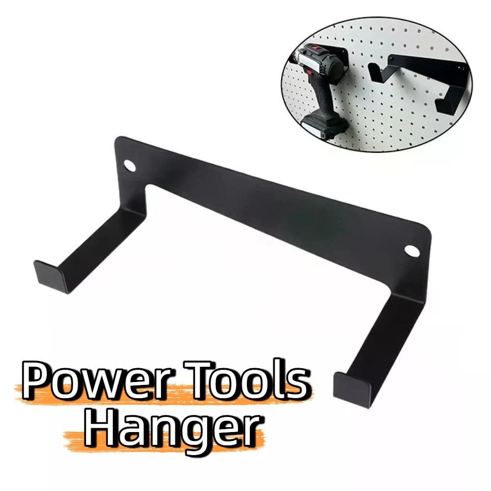 Wall-Mounted Electric Tool Metal Rack Strong Load-bearing Power Tools Hanger Workshop Storage