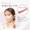 Nonwoven 30 Regular 3D Face Slimming Makeup Color Mask Beige x [Mask Habit] E-line Masks, count, Size, Mask, Effect, Resistant, (Pink Brown)