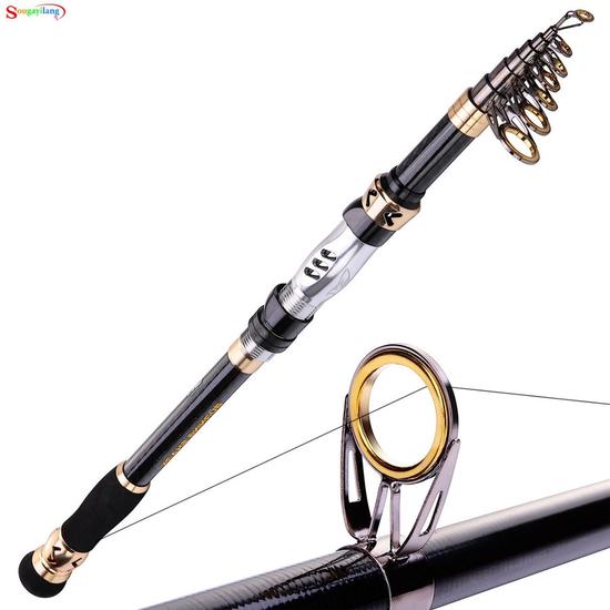 Fishing Rod Carbon Fiber Telescopic Fishing Pole Lengthened Hollow Handle Rods for Bass Carp Fishing