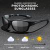 Photochromic Polarized Sports Vintage Sunglasses Men Women Fishing Cycling Driving Mountaineering Chameleon Sun Glasses UV400