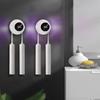 1 Smart Toothbrush Sterilizer Wall Mounted Toothbrush Holder Toothbrush Storage Rack with 2 Brush Slots