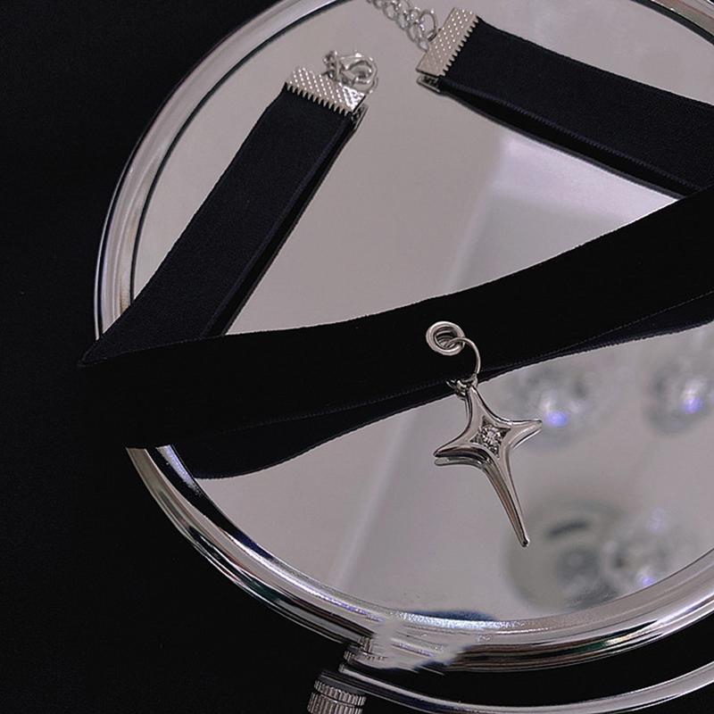 Корейский стиль модное колье-чокер для женщин винтажная готическая ключичная цепочка с подвеской в виде луны для девушек шейные украшения аксессуары