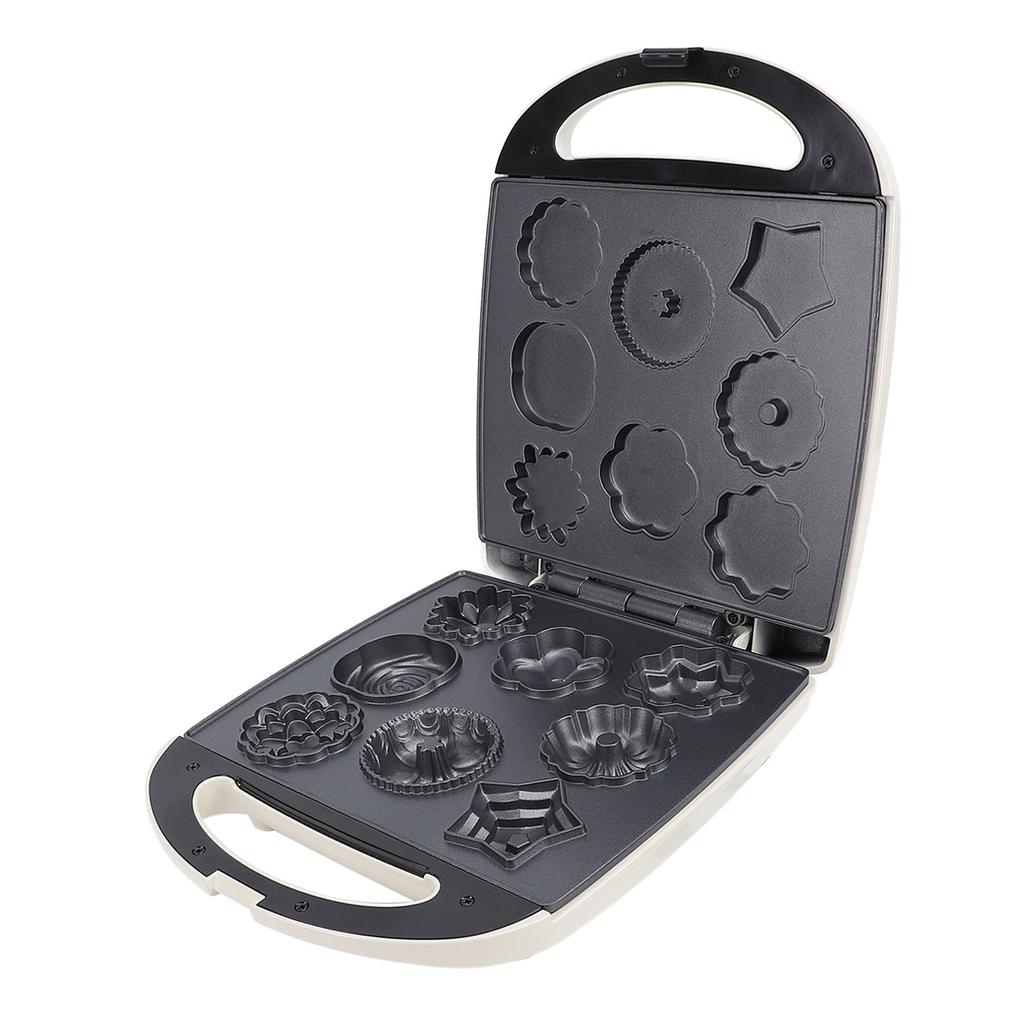 Печенье для выпечки 8 отверстий Multi Shapes Antiprigar 1000W Двусторонний подогрев Завтрак Машина для приготовления блинов