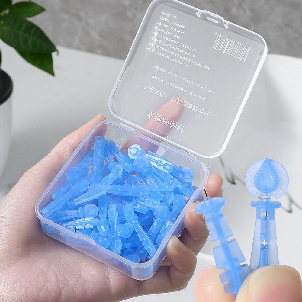 50Pcs/Box Blackhead Remover Disposable Acne Needle Professional Skin Care Blackhead Remover Tool Blemish Extractor Pimple Pins
