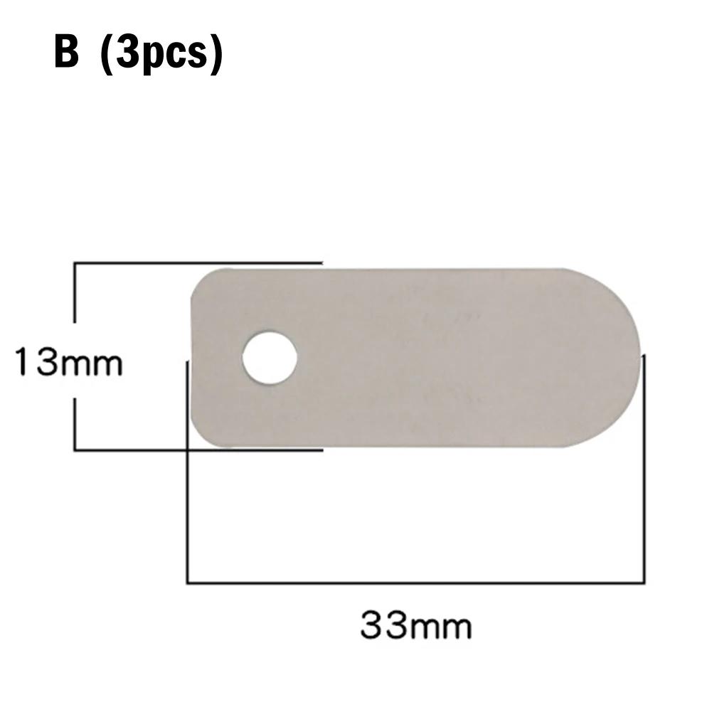 3Pcs Plate Valve Plate Air Tools Pump Head Gasket Silent Metal Oil Free Air Compressor Cylinder Head Valve Plate Iron Sheet