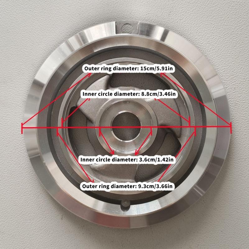B46E Крышки-пламегасители Крышка для плиты Эффективный кухонный инструмент Аксессуары для плиты Металлическая текстура Подходит для эффективной кухонной готовки