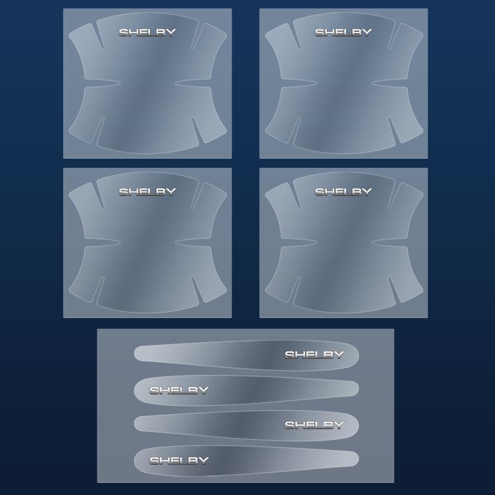 CMOC6 8PCS Car Door Handle Transparent Anti Scratches Protector Film Stickers For Ford Fiesta Mondeo Fusion Escape Edge Kuga Ecosport