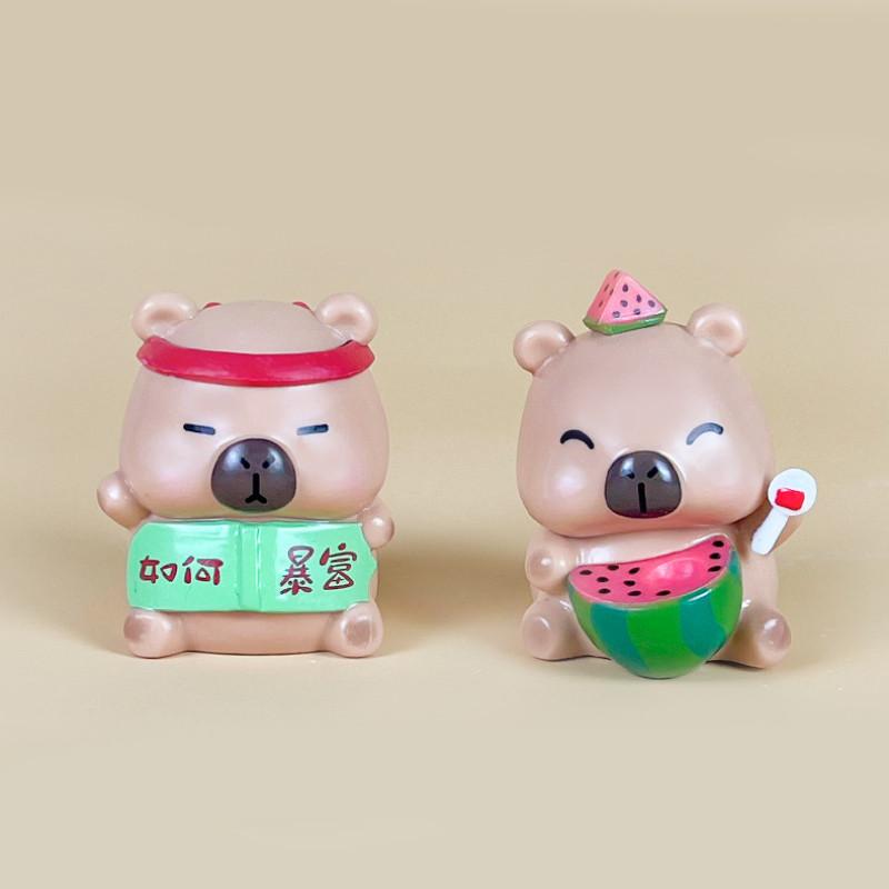 Капибара Blind Box Коллекционная фигурка из ПВХ для фанатов аниме