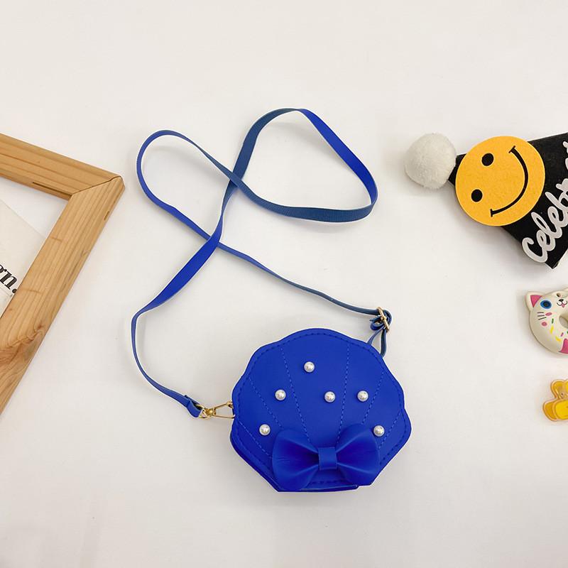 Жемчужная сумка-ракушка с бантом для детей, для школы, для повседневного использования, милая и сладкая