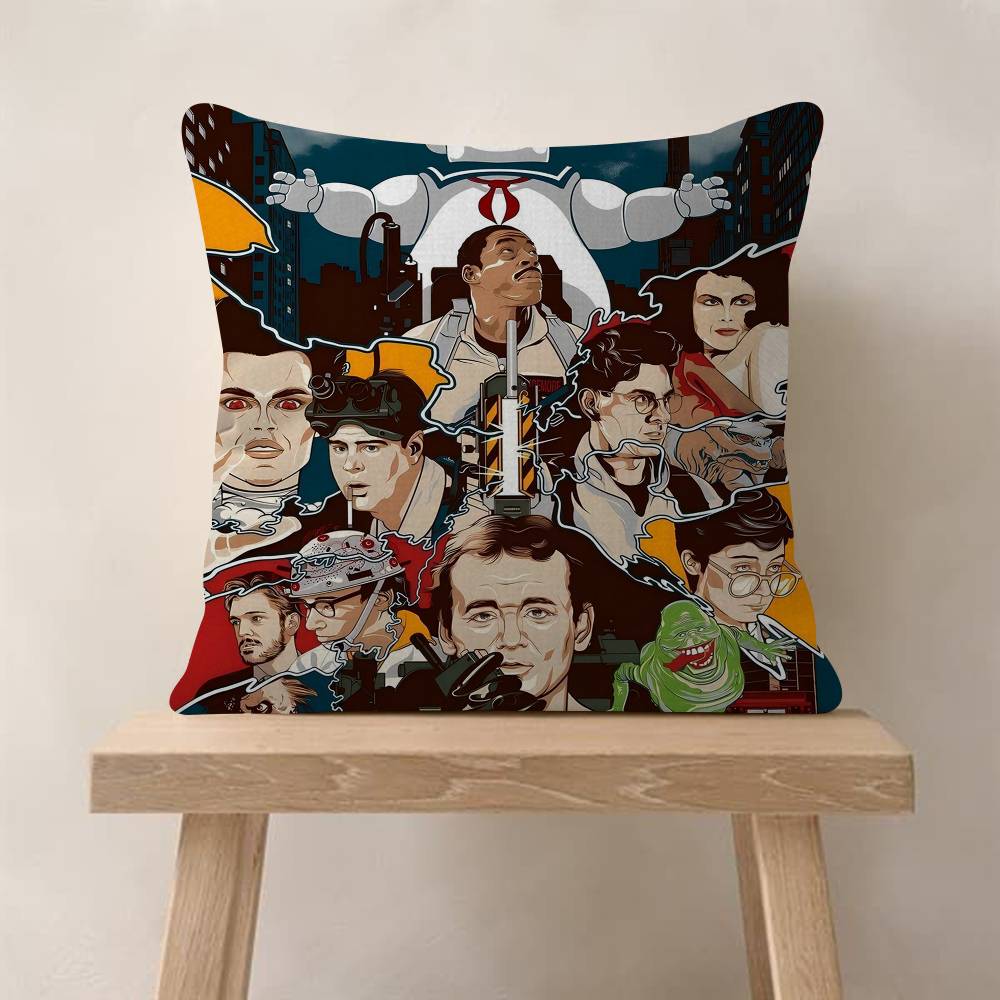 Retro CClassic GGhostbusters Personalized Picture Text Home Decorative Pillows Household Gifts xcm