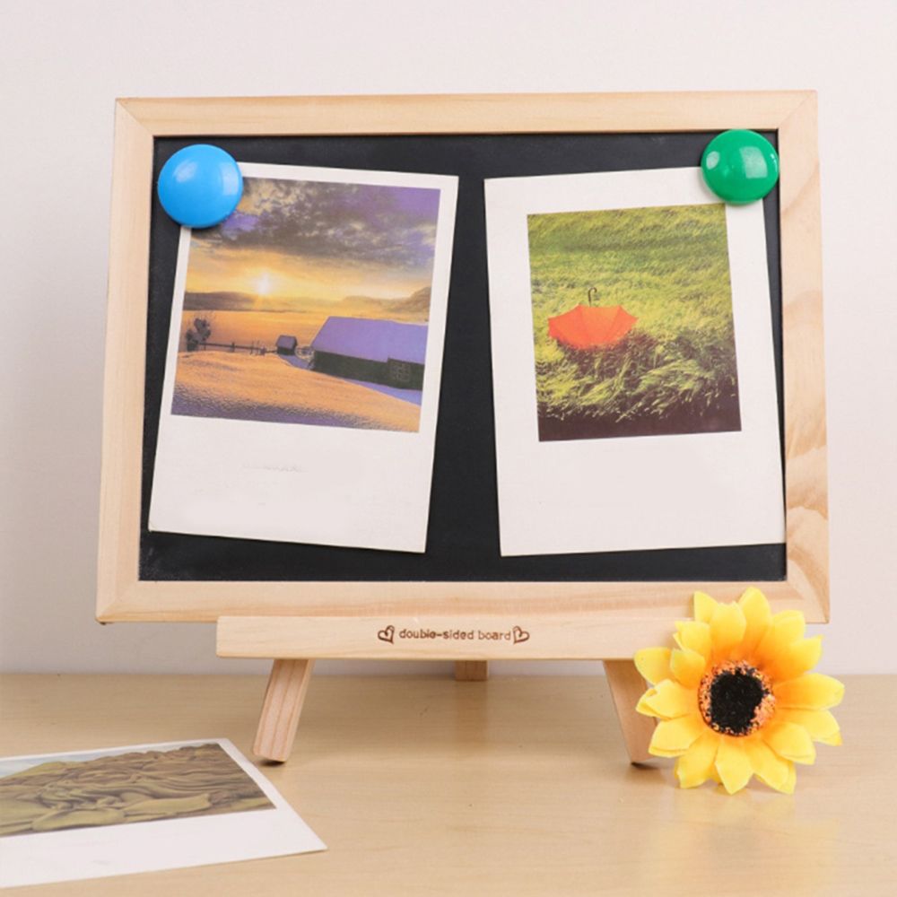Доска Настольный Дисплей Доска Напоминаний Список Дел Мини-доска Деревянный Мольберт Грифельная Доска Со Стойкой