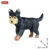 Oenux Китти Собака Животные Модель Фигурка Сиамский Хаски Мопс Ротвейлер Щенок Фигурки ПВХ Милая Коллекция Игрушка Детский Подарок