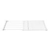 Tension Shelf Adjustable Closet Divider 24cm Width Storage Rack for Cabinet Wardrobe