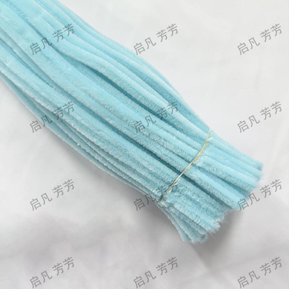 8mm Macaron Color Encrypted Twist Ties Chenille Stems for DIY Toys