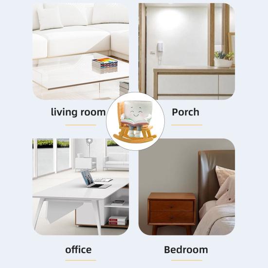 Кресло-качалка Цветочный горшок Смайлик Кашпо Настольный Горшок для суккулентов Смола Мультяшный