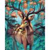 DIY 5D Diamond Painting Animal Sika Deer Diamond Embroidery Home Decoration