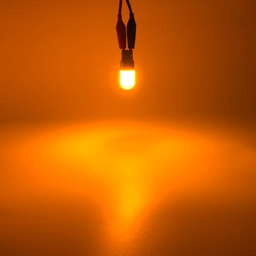 Futwod T20 LED, Одинарный, Указатель поворота, Скрытая лампа, Янтарный, 7440 W21W WY21W Скрытый, Хромированный,