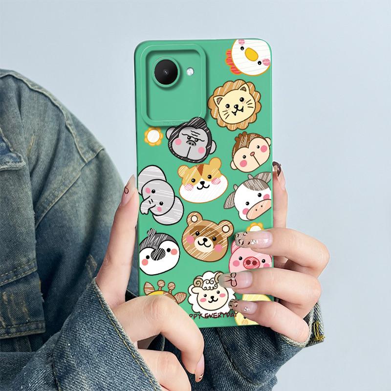 Чехол для телефона Realme C30 C30s Narzo 50i Prime RMX3690 RMX3506 Coque Мягкий силикон Сладкий рисунок Печатная задняя панель Защитная крышка
