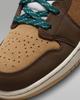 DZ6335-200 Nike GS Air Jordan 1 Mid SE Какао Вау Але Коричневый Пень Светящийся Зеленый