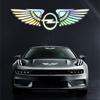 VKXG1 Colorful Reflective Laser Angel Car Window Rear Trunk Rearview Mirror Sticker For Opel OPC Astra K Vectra Corsa Zafira Insignia