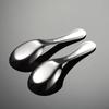 316 Stainless Steel Short Children's Flat Bottom Spoon Small Baby Spoon Feeding Spoon Mother and Baby Store Tableware Gift