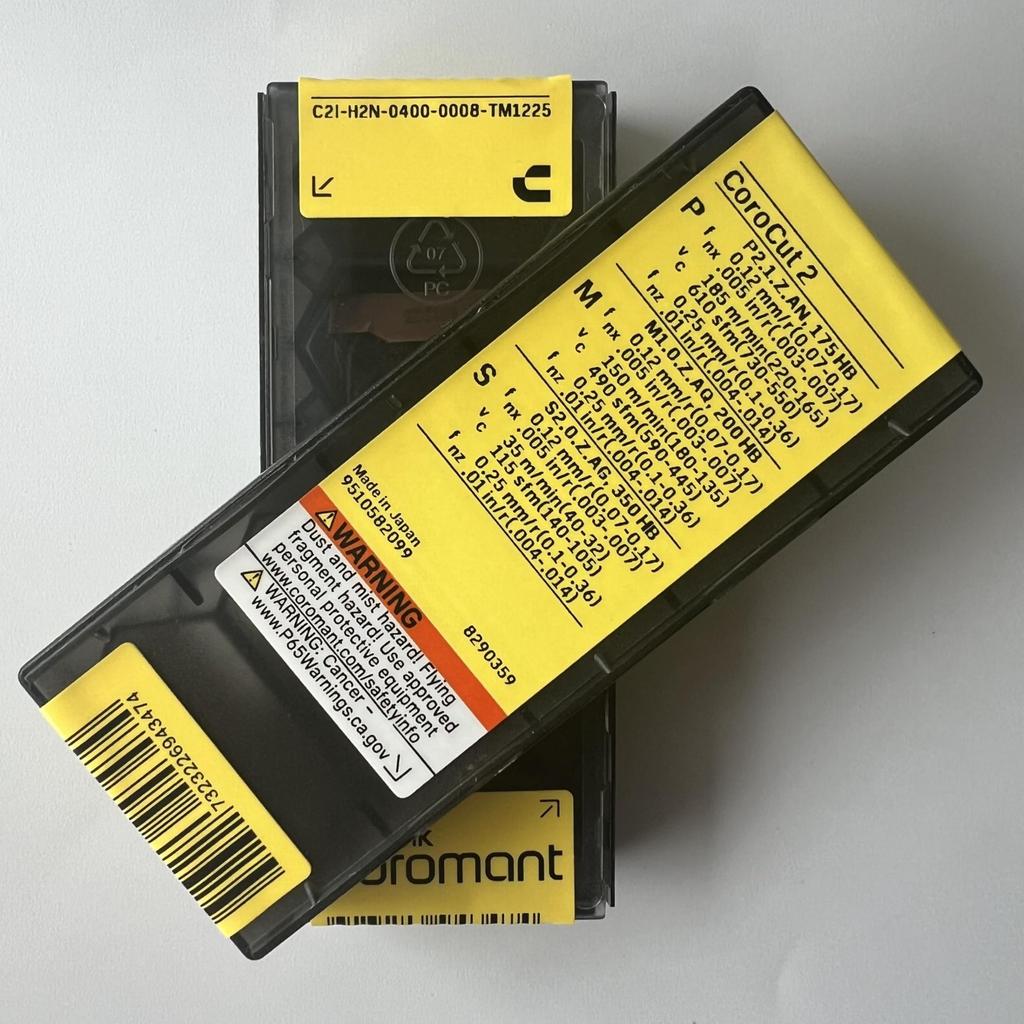 SANDVIK / C2I-H2N-0400-0008-TM 1225 / Original Swedish hard alloy blade 5 Pcs