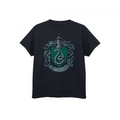 Хлопковая футболка Слизерин для девочек