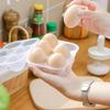 Transparent 6 Grids Eggs Holder Plastic Egg Drop Rack Portable Egg Storage Box  Camping