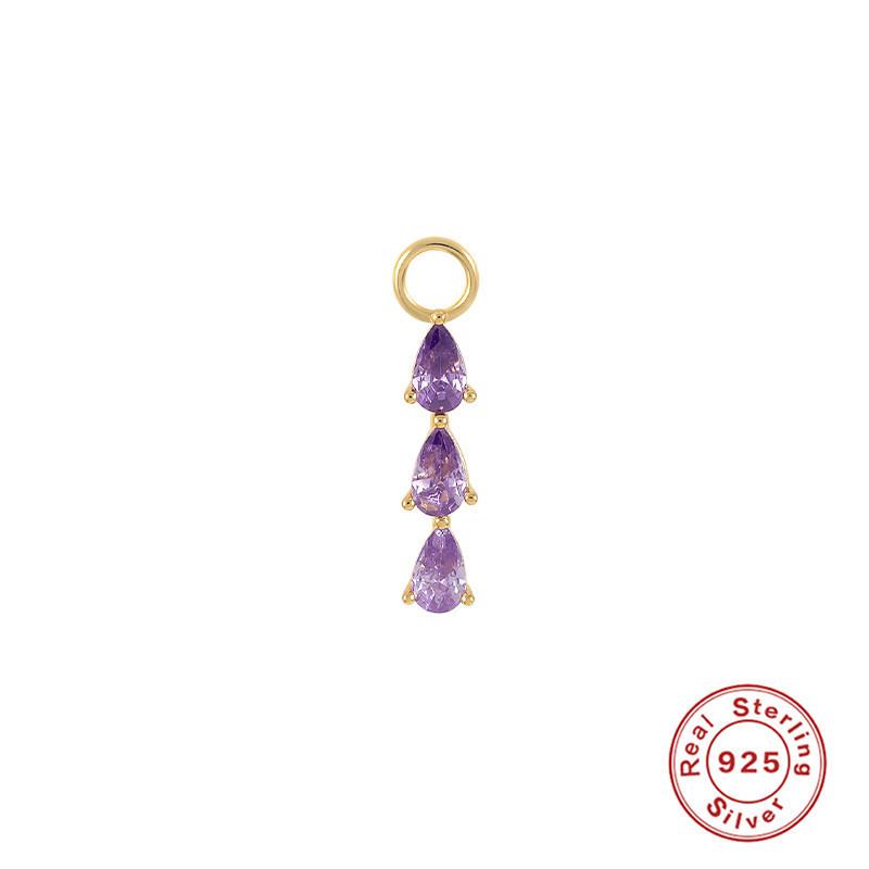 Серьги-шармы из стерлингового серебра S925, подвеска-шарм, серьги-подвески, аксессуары для серег, серьги для работы, подвеска-серьга, женские