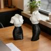 Белая Рубашка Офисная Леди Статуэтка Кожаная Юбка Профессиональная Одежда Фигурка Декор Прикроватной Тумбочки