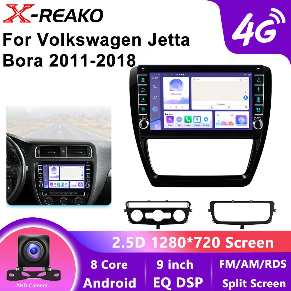 Android 12 для Volkswagen VW Jetta 6 Bora 2011-2018 Автомобильное радио Мультимедиа Видеоплеер GPS 4G 8Core navi Carplay HeadUnit BT Audio
