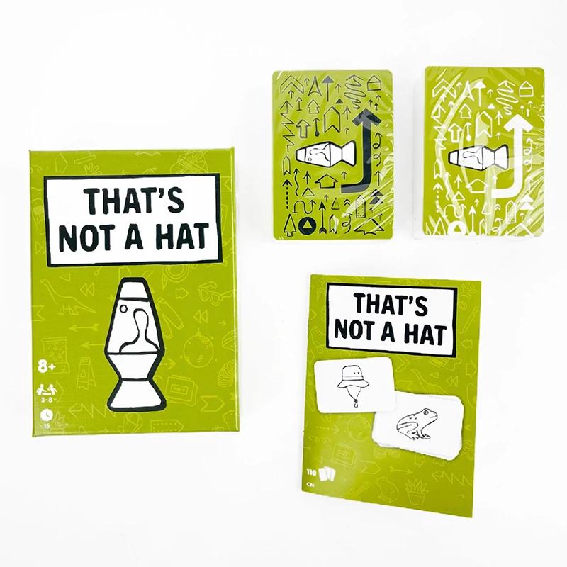 Unique That’s Not a Hat Party Board Game Card English Tabletop Games for 3-8 Players