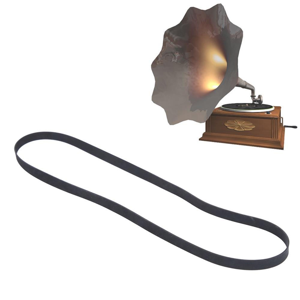 2pcs EPDM Turntable Drive Belt Black Phonograph Turntable Belt Record Player Belt For Phonograph