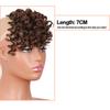 MISS WIG Парик с краями, женские синтетические искусственные короткие шпильки с челкой, наращивание волос, странное вьющееся наращивание натуральных волос