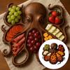 Поднос для закусок, морской поднос для сыра, мяса и фруктов – Доска для вечеринки в океанской тематике – Уникальный подарок для любителей морепродуктов и артистов