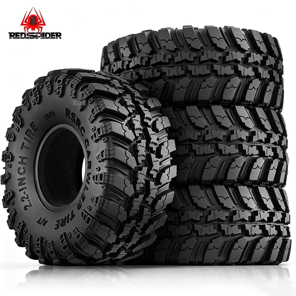 RS Red Spider 1/8 MJX H8H YK4083 CROSSRC 2.2" Black Rhino Tire Skin 136mm