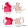 Rabbit Shape Candle Molds Animal Resin Molds for Making Candle Soap Chocolate Cake Fondant Decorations Baking DIY Craft