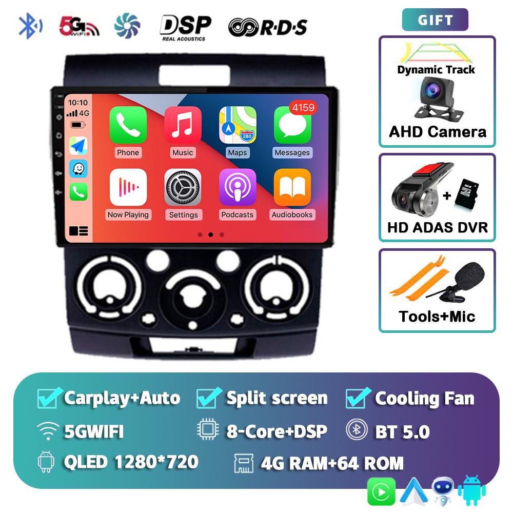 Android 14 автомобильное радио для Ford Everest Ranger Mazda BT50 BT-50 2006 2007 2008 - 2010 GPS мультимедиа видеоплеер головное устройство стерео